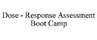 DOSE - RESPONSE ASSESSMENT BOOT CAMP