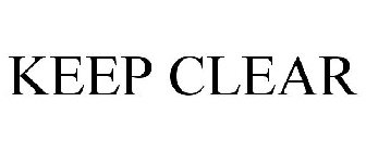 KEEP CLEAR