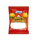 VIDAL GUMMI SPICY MANGOS NET WEIGHT 3.5OZ (100G) FAT FREE NUT FREE GLUTEN FREE