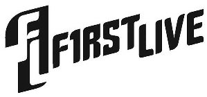 ONE WORD CONSISTING OF THE FOLLOWING LETTERS 'FIRSTLIVE' WHERE THE LETTERS 'F' AND L' ARE INSIDE THE NUMBER '1'