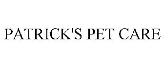 PATRICK'S PET CARE