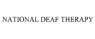 NATIONAL DEAF THERAPY