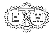 E & M T TERMINAL ENGINEERING & MANUFACTURING SINCE 1918 BERLELEY, CA