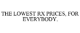 THE LOWEST RX PRICES, FOR EVERYBODY.