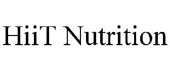 HIIT NUTRITION