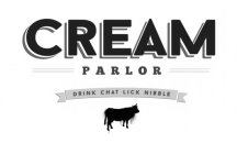 CREAM PARLOR DRINK CHAT LICK NIBBLE