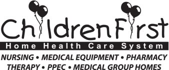 CHILDRENFIRST HOME HEALTH CARE SYSTEM NURSING · MEDICAL EQUIPMENT · PHARMACY THERAPY · PPEC · MEDICAL GROUP HOMESRSING · MEDICAL EQUIPMENT · PHARMACY THERAPY · PPEC · MEDICAL GROUP HOMES