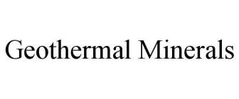 GEOTHERMAL MINERALS