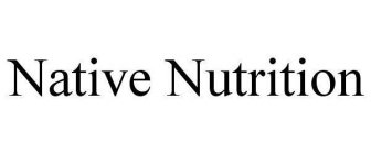 NATIVE NUTRITION