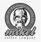 MIKEL COFFEE COMPANY MAYBE IT'S KNOWLEDGE ENTERING LIFE