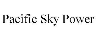 PACIFIC SKY POWER