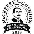 MCCREERY 3-CUSHION CHAMPION OF CHAMPIONS 2018