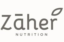 ZAHER NUTRITION