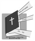 GALATIANS FIVE 22-23 SPIRITUAL FRUITS MINISTRIES