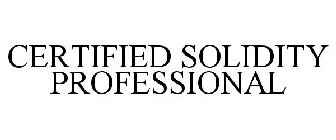 CERTIFIED SOLIDITY PROFESSIONAL