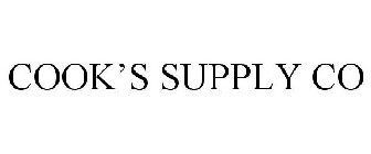 COOK'S SUPPLY CO