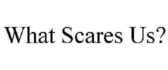 WHAT SCARES US?