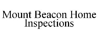 MOUNT BEACON HOME INSPECTIONS