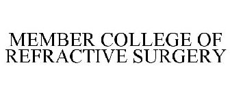 MEMBER COLLEGE OF REFRACTIVE SURGERY