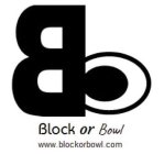 BLOCK OR BOWL WWW.BLOCKORBOWL.COM