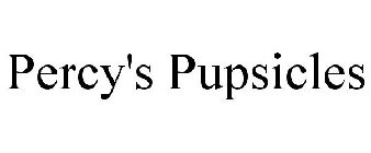 PERCY'S PUPSICLES