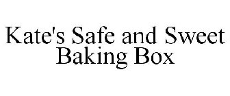 KATE'S SAFE & SWEET BAKING BOX