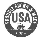 PROUDLY GROWN & MADE USA