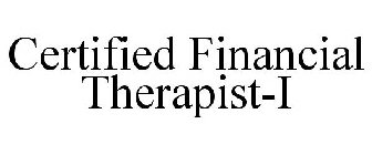 CERTIFIED FINANCIAL THERAPIST-I