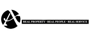 A REAL PROPERTY REAL PEOPLE REAL SERVICE