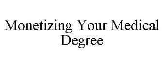 MONETIZING YOUR MEDICAL DEGREE