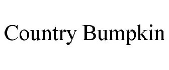 COUNTRY BUMPKIN