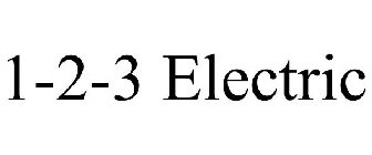 1-2-3 ELECTRIC