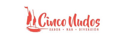 CINCO NUDOS · SABOR · MAR · DIVERSIÓN