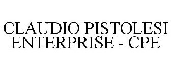 CLAUDIO PISTOLESI ENTERPRISE - CPE