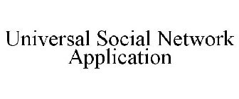 UNIVERSAL SOCIAL NETWORK APPLICATION