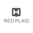 H RED PLAID