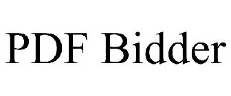 PDF BIDDER