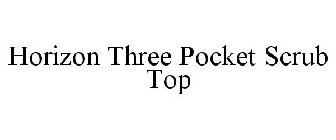 HORIZON THREE POCKET SCRUB TOP