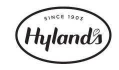 SINCE 1903 HYLAND'S