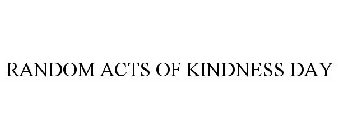RANDOM ACTS OF KINDNESS DAY