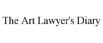 THE ART LAWYER'S DIARY