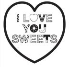 I LOVE YOU SWEETS
