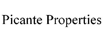 PICANTE PROPERTIES