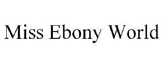 MISS EBONY WORLD