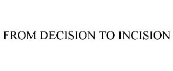 FROM DECISION TO INCISION