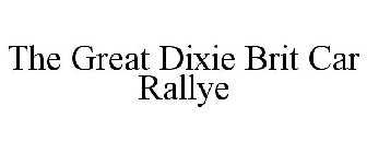 THE GREAT DIXIE BRIT CAR RALLYE