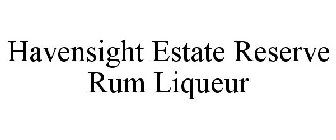 HAVENSIGHT ESTATE RESERVE RUM LIQUEUR