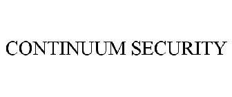 CONTINUUM SECURITY