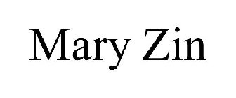 MARY ZIN