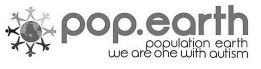 POP.EARTH POPULATION EARTH WE ARE ONE WITH AUTISM